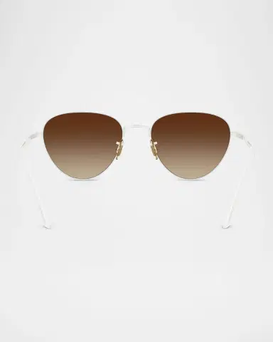 Khaite x Oliver Peoples 1991C Steel Aviator Sunglasses | Thumbnail 4 Khaite x Oliver Peoples 1991C Steel Aviator Sunglasses | Thumbnail 4