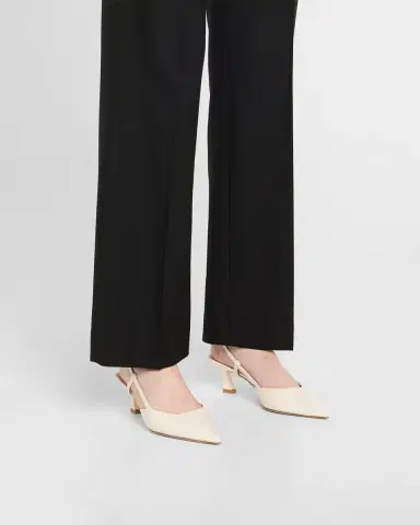 Stuart Weitzman Vinnie Patent Kitten Slingback Pumps | Thumbnail 2 Stuart Weitzman Vinnie Patent Kitten Slingback Pumps | Thumbnail 2
