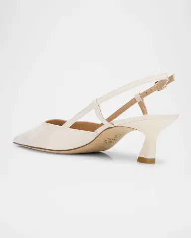 Stuart Weitzman Vinnie Patent Kitten Slingback Pumps | Thumbnail 4 Stuart Weitzman Vinnie Patent Kitten Slingback Pumps | Thumbnail 4