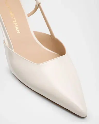 Stuart Weitzman Vinnie Patent Kitten Slingback Pumps | Thumbnail 5 Stuart Weitzman Vinnie Patent Kitten Slingback Pumps | Thumbnail 5