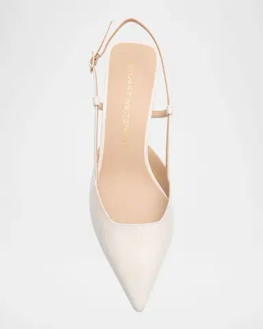 Stuart Weitzman Vinnie Patent Kitten Slingback Pumps | Thumbnail 6 Stuart Weitzman Vinnie Patent Kitten Slingback Pumps | Thumbnail 6
