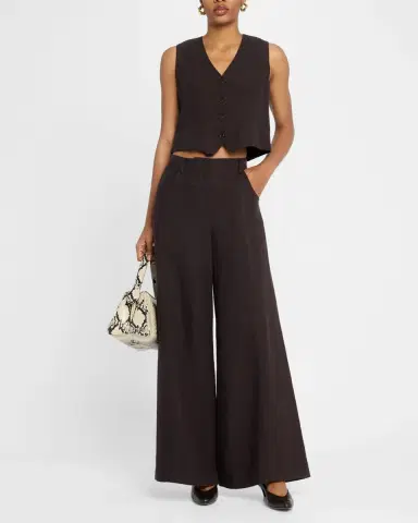 TWP Dees Wide-Leg Linen Trousers | Thumbnail 2 TWP Dees Wide-Leg Linen Trousers | Thumbnail 2