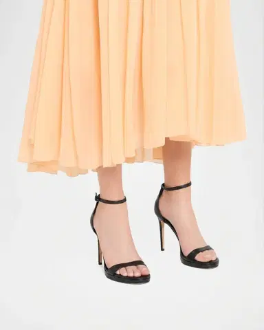 Stuart Weitzman 100mm Nudist Patent Leather Platform Sandals | Thumbnail 2 Stuart Weitzman 100mm Nudist Patent Leather Platform Sandals | Thumbnail 2