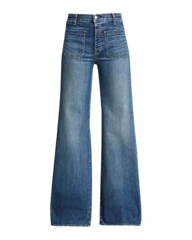 Nili Lotan Florence Denim Flare Jeans | Thumbnail 1 Nili Lotan Florence Denim Flare Jeans | Thumbnail 1