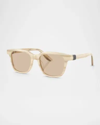 Brunello Cucinelli BC3013 Square Acetate Sunglasses | Thumbnail 3 Brunello Cucinelli BC3013 Square Acetate Sunglasses | Thumbnail 3