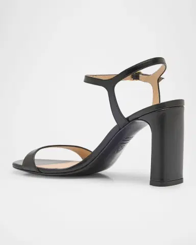 Stuart Weitzman Babette Leather Ankle-Strap Sandals | Thumbnail 4 Stuart Weitzman Babette Leather Ankle-Strap Sandals | Thumbnail 4