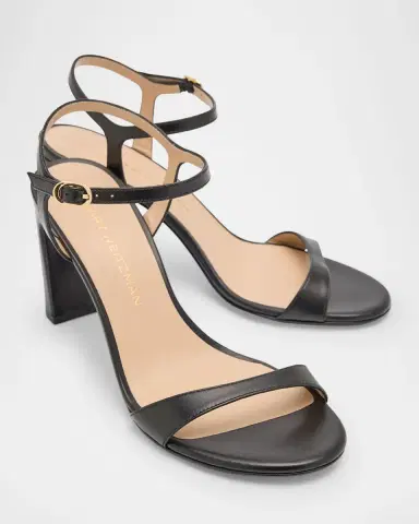 Stuart Weitzman Babette Leather Ankle-Strap Sandals | Thumbnail 5 Stuart Weitzman Babette Leather Ankle-Strap Sandals | Thumbnail 5