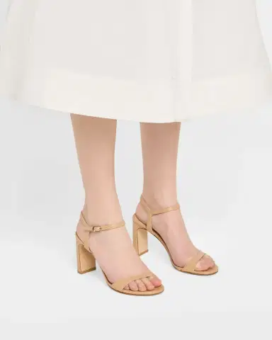 Stuart Weitzman Babette Leather Ankle-Strap Sandals | Thumbnail 2 Stuart Weitzman Babette Leather Ankle-Strap Sandals | Thumbnail 2