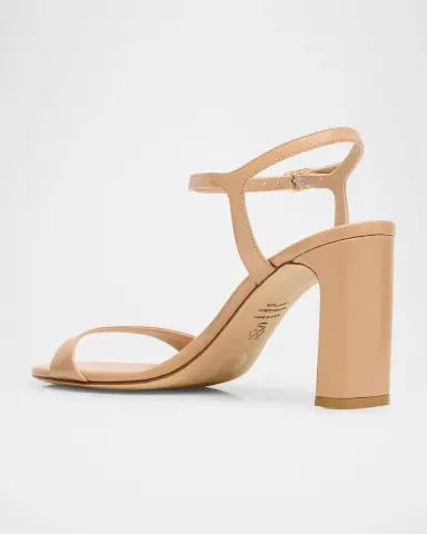 Stuart Weitzman Babette Leather Ankle-Strap Sandals | Thumbnail 4 Stuart Weitzman Babette Leather Ankle-Strap Sandals | Thumbnail 4
