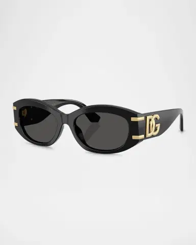 Dolce & Gabbana DG4502 Oval Acetate Sunglasses | Thumbnail 3 Dolce & Gabbana DG4502 Oval Acetate Sunglasses | Thumbnail 3