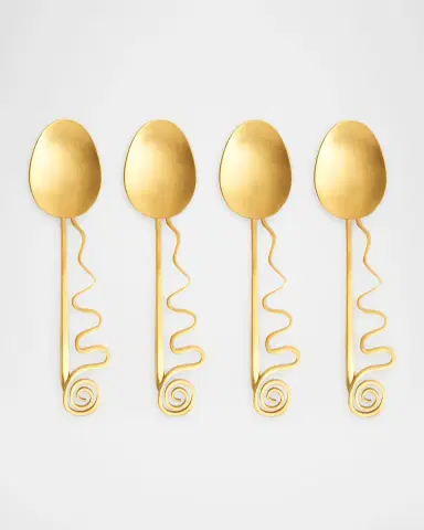 L 'Objet Spirale Cocktail Spoons, Set of 4 | Thumbnail 3 L 'Objet Spirale Cocktail Spoons, Set of 4 | Thumbnail 3