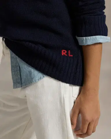 Polo Ralph Lauren Boy 's American Flag Cashmere Sweater | Thumbnail 6 Polo Ralph Lauren Boy 's American Flag Cashmere Sweater | Thumbnail 6