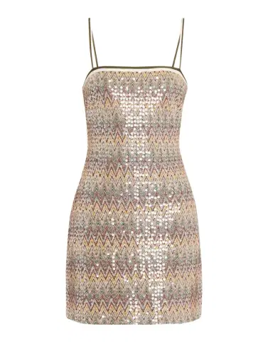 Ramy Brook Ivanna Sequined Chevron Mini Dress | Thumbnail 1 Ramy Brook Ivanna Sequined Chevron Mini Dress | Thumbnail 1