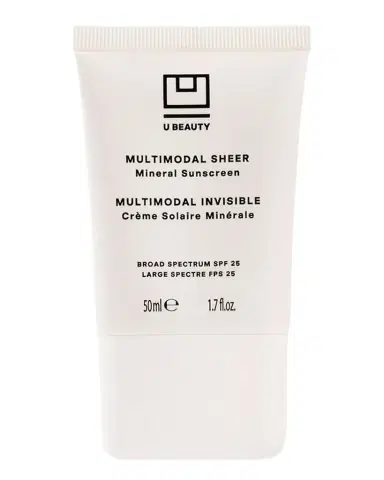 U BEAUTY Multimodal Sheer Mineral SPF 25 Sunscreen, 1.7 oz. | Thumbnail 1 U BEAUTY Multimodal Sheer Mineral SPF 25 Sunscreen, 1.7 oz. | Thumbnail 1
