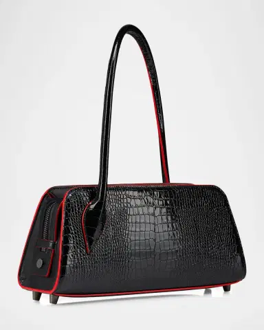 Christian Louboutin Eloise Croc-Embossed Leather Shoulder Bag | Thumbnail 2 Christian Louboutin Eloise Croc-Embossed Leather Shoulder Bag | Thumbnail 2