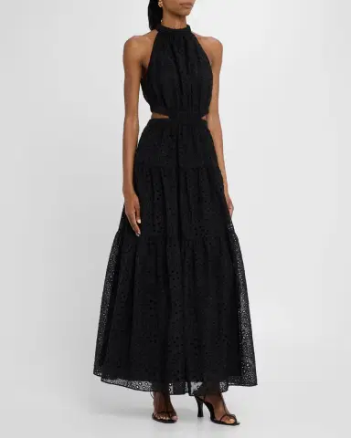 Ramy Brook Claudia Embroidered Cutout Maxi Dress | Thumbnail 2 Ramy Brook Claudia Embroidered Cutout Maxi Dress | Thumbnail 2