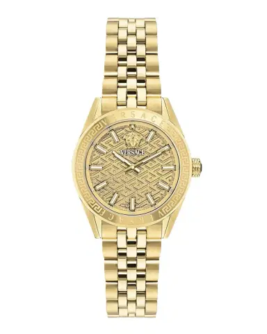 Versace V-Code 36mm IP Yellow Gold Bracelet Watch | Thumbnail 1 Versace V-Code 36mm IP Yellow Gold Bracelet Watch | Thumbnail 1