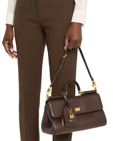 Dolce & Gabbana My Sicily Leather Top-Handle Bag | Thumbnail 1 Dolce & Gabbana My Sicily Leather Top-Handle Bag | Thumbnail 1