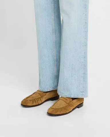 Saint Laurent Le Suede YSL Penny Loafers | Thumbnail 2 Saint Laurent Le Suede YSL Penny Loafers | Thumbnail 2
