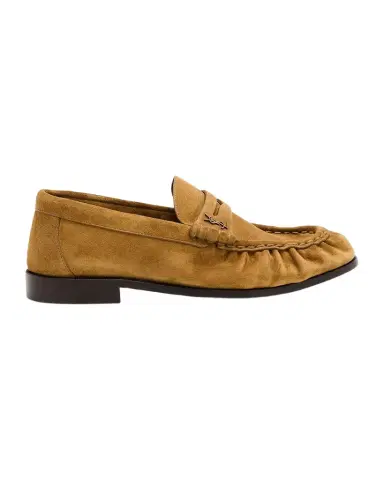 Saint Laurent Le Suede YSL Penny Loafers | Thumbnail 1 Saint Laurent Le Suede YSL Penny Loafers | Thumbnail 1