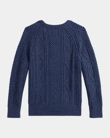 Polo Ralph Lauren Boy's Cotton Faded Flag Sweater | Thumbnail 2 Polo Ralph Lauren Boy's Cotton Faded Flag Sweater | Thumbnail 2