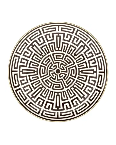 Ginori 1735 Labirinto Ebano Charger Plate, Venezia Shape | Thumbnail 1 Ginori 1735 Labirinto Ebano Charger Plate, Venezia Shape | Thumbnail 1