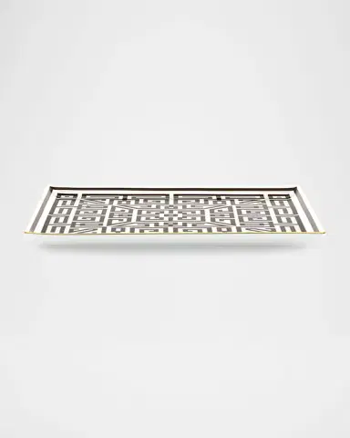 Ginori 1735 Labirinto Ebano Vide Poche Square Plate | Thumbnail 3 Ginori 1735 Labirinto Ebano Vide Poche Square Plate | Thumbnail 3