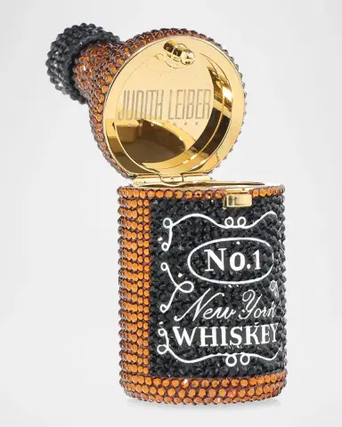 Judith Leiber Couture Mini New York Whiskey Crystal Pillbox | Thumbnail 2 Judith Leiber Couture Mini New York Whiskey Crystal Pillbox | Thumbnail 2