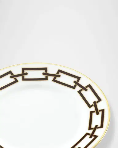 Ginori 1735 Catene Ebano Flat Bread Plate | Thumbnail 3 Ginori 1735 Catene Ebano Flat Bread Plate | Thumbnail 3