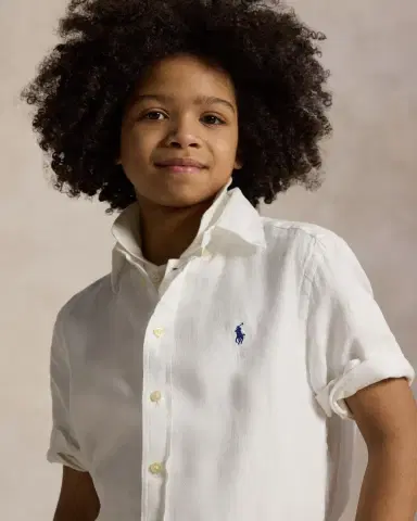 Polo Ralph Lauren Little Boy 's & Boy 's Linen Short-Sleeve Shirt | Thumbnail 4 Polo Ralph Lauren Little Boy 's & Boy 's Linen Short-Sleeve Shirt | Thumbnail 4