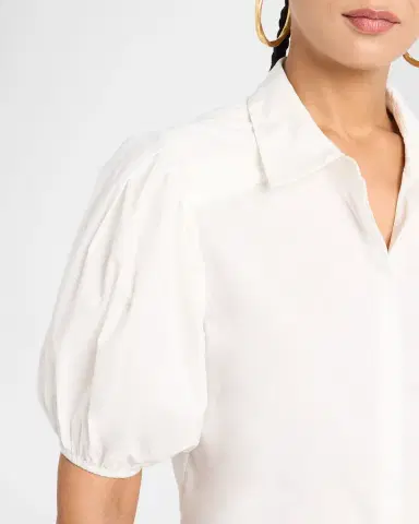 Ramy Brook Valeria Puff-Sleeve Cotton Shirt | Thumbnail 5 Ramy Brook Valeria Puff-Sleeve Cotton Shirt | Thumbnail 5