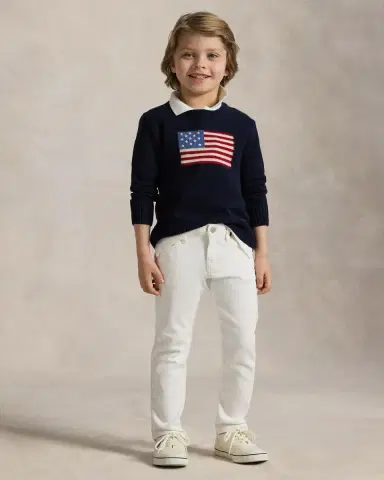 Polo Ralph Lauren Boy 's American Flag Cashmere Sweater | Thumbnail 4 Polo Ralph Lauren Boy 's American Flag Cashmere Sweater | Thumbnail 4