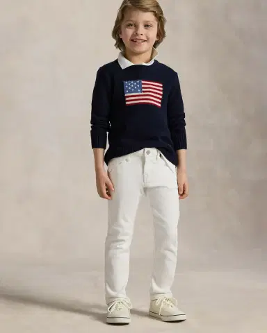 Polo Ralph Lauren Boy 's American Flag Cashmere Sweater | Thumbnail 5 Polo Ralph Lauren Boy 's American Flag Cashmere Sweater | Thumbnail 5