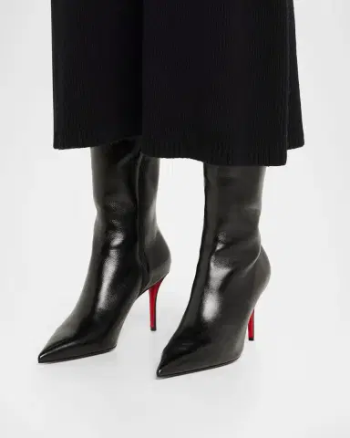 Christian Louboutin 80mm Miss Z Leather Knee-High Boots | Thumbnail 2 Christian Louboutin 80mm Miss Z Leather Knee-High Boots | Thumbnail 2
