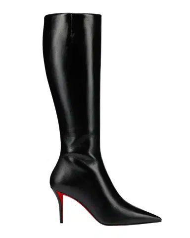 Christian Louboutin 80mm Miss Z Leather Knee-High Boots | Thumbnail 1 Christian Louboutin 80mm Miss Z Leather Knee-High Boots | Thumbnail 1