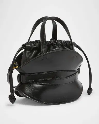 Balmain Shuffle Mini Top-Handle Bag in Calfskin | Thumbnail 3 Balmain Shuffle Mini Top-Handle Bag in Calfskin | Thumbnail 3