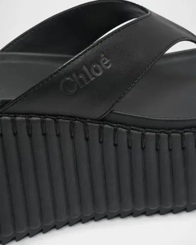 Chloé Nama Platform Leather Thong Sandals | Thumbnail 5 Chloé Nama Platform Leather Thong Sandals | Thumbnail 5