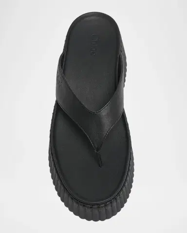 Chloé Nama Platform Leather Thong Sandals | Thumbnail 6 Chloé Nama Platform Leather Thong Sandals | Thumbnail 6
