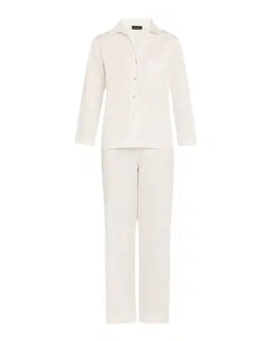 Natori Cropped Cotton Sateen Pajama Set | Thumbnail 1 Natori Cropped Cotton Sateen Pajama Set | Thumbnail 1