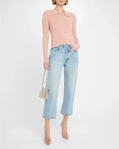 Frame The Vertical Crop Jeans | Thumbnail 2 Frame The Vertical Crop Jeans | Thumbnail 2