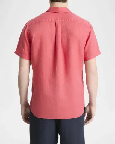 Vince Men's Linen Sport Shirt | Thumbnail 3 Vince Men's Linen Sport Shirt | Thumbnail 3