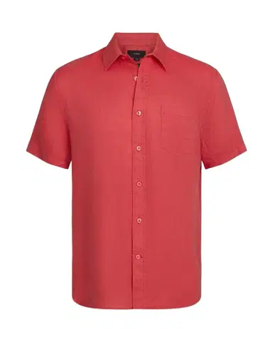 Vince Men's Linen Sport Shirt | Thumbnail 1 Vince Men's Linen Sport Shirt | Thumbnail 1