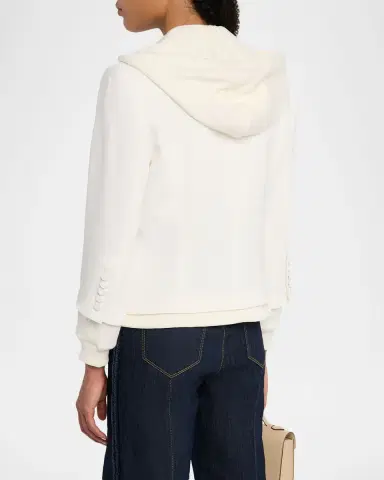 Cinq a Sept Khloe Le Petit Zip-Front Blazer | Thumbnail 3 Cinq a Sept Khloe Le Petit Zip-Front Blazer | Thumbnail 3