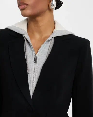 Cinq a Sept Khloe Le Petit Zip-Front Blazer | Thumbnail 5 Cinq a Sept Khloe Le Petit Zip-Front Blazer | Thumbnail 5
