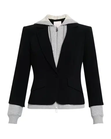 Cinq a Sept Khloe Le Petit Zip-Front Blazer | Thumbnail 1 Cinq a Sept Khloe Le Petit Zip-Front Blazer | Thumbnail 1