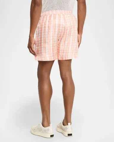 AMIRI Men's Silk MA Quad Bowling Shorts | Thumbnail 2 AMIRI Men's Silk MA Quad Bowling Shorts | Thumbnail 2
