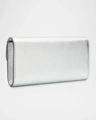 Jimmy Choo Bing Crystal Metallic Leather Wallet | Thumbnail 3 Jimmy Choo Bing Crystal Metallic Leather Wallet | Thumbnail 3