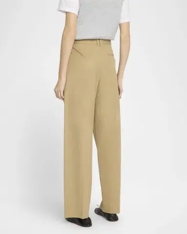 The Row Alfidis Pleated Straight-Leg Cotton-Cashmere Pants | Thumbnail 3 The Row Alfidis Pleated Straight-Leg Cotton-Cashmere Pants | Thumbnail 3
