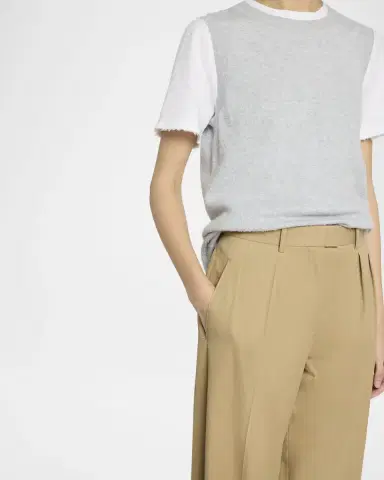 The Row Alfidis Pleated Straight-Leg Cotton-Cashmere Pants | Thumbnail 5 The Row Alfidis Pleated Straight-Leg Cotton-Cashmere Pants | Thumbnail 5