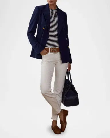 Ralph Lauren Collection Camden Wool Crepe Jacket | Thumbnail 2 Ralph Lauren Collection Camden Wool Crepe Jacket | Thumbnail 2
